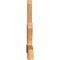 Ekena Millwork Alberta Smooth Timber Gable Bracket, Western Red Cedar, 72"W x 42"H x 3 1/2"D x 5 1/2"F, 14/12 Pitch GBW072X42X0406ALB00SWR - alternate 3